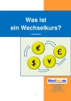 Vorschau - Stundenentwürfe - Was ist ein Wechselkurs? - Deckblatt