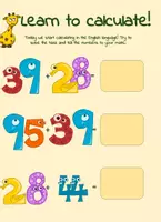 Aperçu - Feuilles d'exercices - Calculating with numbers made easy! - Worksheet - Page de couverture
