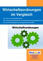 Vorschau - Arbeitsblätter - Wirtschaftsordnungen im Vergleich - Deckblatt