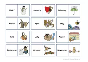 Vorschau - Spiele - Months of the Year - Flashcards and Games - Seite 1