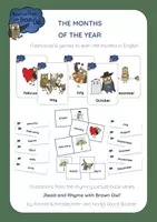 Vorschau - Spiele - Months of the Year - Flashcards and Games - Deckblatt