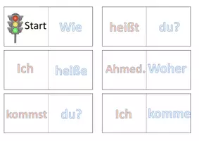 Aperçu - Jeux - Domino "sich vorstellen" allemand - Page de couverture