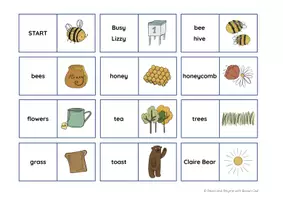 Vorschau - Stationenlernen - Brown Owl and the Bee hive - DOMINOES - Seite 1