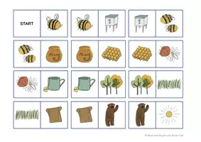Vorschau - Stationenlernen - Brown Owl and the Bee hive - DOMINOES - Seite 3