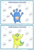 Vorschau - Spiele - Buchstabensynthese: Würfelspiel „Seifenblasen-Monster“ - Seite 3