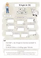 Vorschau - Arbeitsblätter - Materialpaket: 10 Regeln der DGE - Deckblatt