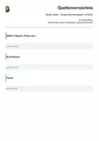 Vorschau - Arbeitsblätter - Study sheet - Analyzing newspaper articles - Seite 1