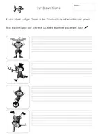 Vorschau - Arbeitsblätter - Der Clown Klumsi / Arbeitsblätter Lesen und Schreiben - Seite 3