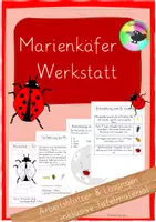 Vorschau - Unterrichtsreihen - Marienkäfer Werkstatt Sachunterricht Klasse 2 - Deckblatt