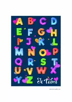 Aperçu - Affichage - Saint-valentin alphabet - Page de couverture