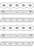 Vorschau - Mal- und Bastelvorlagen - 25 Weitermalbilder Muster Grafiken für Zwischendurch, Home-Schooling, Kunst, Vertretung und Ferien - Seite 3