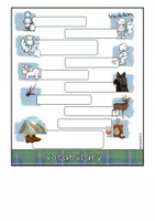 Vorschau - Arbeitsblätter - Scotland | Landeskunde Flipbook | Wortschatz | Reading | Hör-Sehverstehen - Seite 3