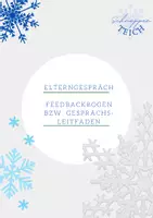 Vorschau - Anderer Materialtyp - Gesprächsleitfaden -Elterngespräche - Schülereinschätzung - Deckblatt