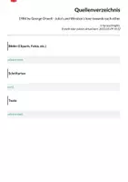 Vorschau - Arbeitsblätter - 1984 by George Orwell - Julia's and Winston's love towards each other - Seite 1