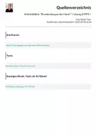 Vorschau - Arbeitsblätter - Arbeitsblätter "Brandenburg an der Havel" + Lösung & MP3 + - Seite 1