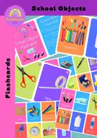 Aperçu - Jeux - Objets et fournitures scolaires Cartes de vocabulaire en ANGLAIS - School Objects and Supplies Vocabulary Flashcards - Page de couverture