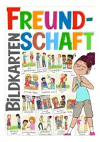 Aperçu - Présentation / Support pour le tableau - Bildkarten Freundschaft Deutsch / Allemand - Page de couverture