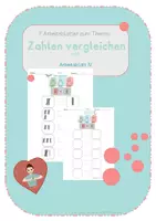 Vorschau - Arbeitsblätter - Zahlen vergleichen - Zahlen 0 - 20 - AB IV - Gebärdensprache - Deckblatt