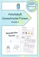 Vorschau - Arbeitsblätter - Arbeitsheft Geometrische Formen - Mathe Klasse 2 - Deckblatt
