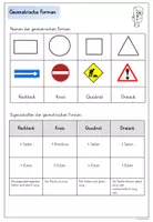 Vorschau - Arbeitsblätter - Arbeitsheft Geometrische Formen - Mathe Klasse 2 - Seite 3
