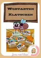Vorschau - Stationenlernen - Wortarten Fliegenklatschen - Deckblatt