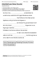 Vorschau - Arbeitsblätter - Lernposter + Arbeitsblätter "Die Linke (Partei)" + Lösung & MP3 + - Seite 2