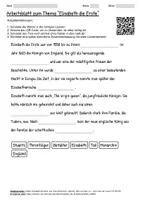 Vorschau - Arbeitsblätter - Arbeitsblätter "Elisabeth die Erste" + Lösung & MP3 + - Deckblatt