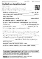 Vorschau - Arbeitsblätter - Lernposter + Arbeitsblätter "Mark Forster" + Lösung & MP3 + Mindmap + Infografik - Seite 1