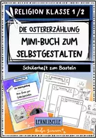 Vorschau - Arbeitsblätter - Karwoche - Minibuch zum Selbstgestalten - Passion und Ostern kennenlernen - Religion Grundschule - Deckblatt