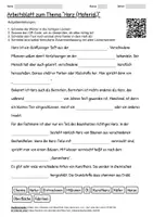 Vorschau - Arbeitsblätter - Arbeitsblätter "Harz (Material)" + Lösung & MP3 + - Deckblatt