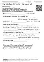 Vorschau - Arbeitsblätter - Lernposter + Arbeitsblätter "Harz (Mittelgebirge)" + Lösung & MP3 + Mindmap + Infografik - Seite 1