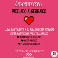 Vista previa - Unidades / Secuencias / Situaciones de Aprendizaje - ÁLGEBRA PIXELADA - Portada