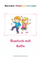 Vorschau - Text - {Quatsch mit Soße} - neues Kinderlied - Deckblatt