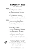 Vorschau - Text - {Quatsch mit Soße} - neues Kinderlied - Seite 1