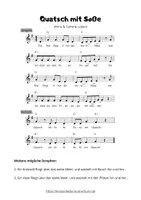 Vorschau - Text - {Quatsch mit Soße} - neues Kinderlied - Seite 2