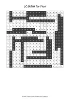 Vista previa - Hojas de trabajo - Cerca puzzle fiori "Sopa de letras" italiano - página 1