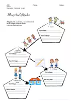 Vorschau - Arbeitsblätter - AES: Miteinander -füreinander - da sein. Thema: Menschen(s)kinder - Deckblatt
