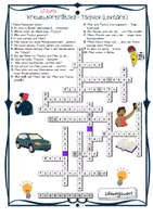 Vorschau - Arbeitsblätter - Kreuzworträtsel: Tschick - Rätsel, Quiz, Spiel (ab Klasse 7) - Seite 1