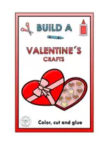 Vista previa - Manualidades / Dibujos para colorear - BUILD A VALENTINE´S DAY CRAFT FEBRUARY LOVE CUT COLORING - página 1