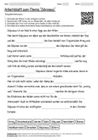 Vorschau - Arbeitsblätter - Lernposter + Arbeitsblätter "Odysseus" + Lösung & MP3 + Mindmap + Infografik - Seite 1