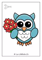 Vista previa - Manualidades / Dibujos para colorear - BUILD A VALENTINES CRAFTS OWL BOY - página 3