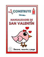 Vista previa - Manualidades / Dibujos para colorear - CONSTRUYE MANUALIDADES SAN VALENTIN PAJARITA - Portada