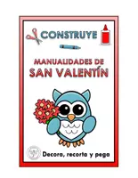 Vista previa - Manualidades / Dibujos para colorear - CONSTRUYE MANUALIDADES SAN VALENTIN BUHO - Portada