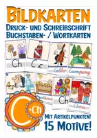 Vista previa - Decoración del aula - Bildkarten Buchstabe C Deutsch - Portada
