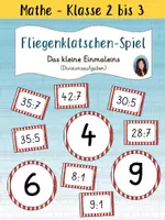 Vorschau - Spiele - Fliegenklatschen-Spiel - Das kleine Einmaleins (Division) - Deckblatt