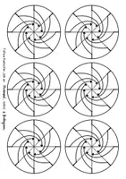 Vorschau - Mal- und Bastelvorlagen - Textiles Gestalten - Vorlage - Knüpfsterne - ganz einfach schöne Freundschaftbänder aus Wolle oder Bändern knüpfen - Seite 3