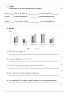 Vorschau - Klassenarbeiten - Klassenarbeit - Daten Balkendiagramm Liniendiagramm - Seite 1