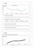 Vorschau - Klassenarbeiten - Klassenarbeit - Daten Balkendiagramm Liniendiagramm - Seite 2