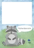 Vorschau - Mal- und Bastelvorlagen - Materialpaket für die Waschbärklasse - Seite 1