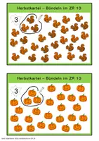 Vorschau - Stationenlernen - Herbstkartei: Bündeln im ZR 10 - Seite 2